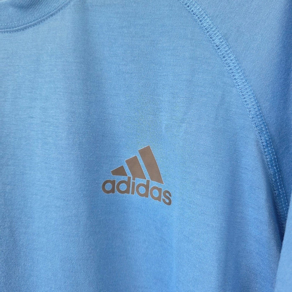 Adidas Men's Blue Short Sleeve Ultimate Tee - XL - Picture 2 of 6